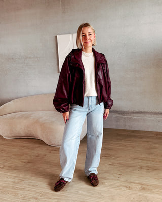 BONNIE JACKET - BURGUNDY