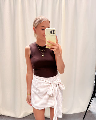 CHARMAINE CHECK SKORT - By Lenz