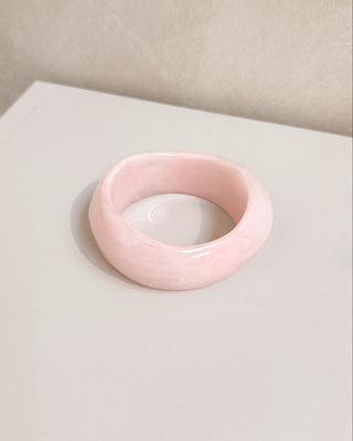 RESIN BANGLE - PINK - By Lenz