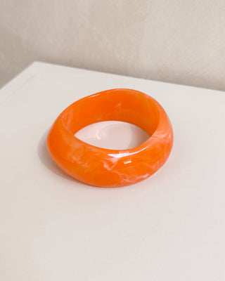 RESIN BANGLE - ORANGE