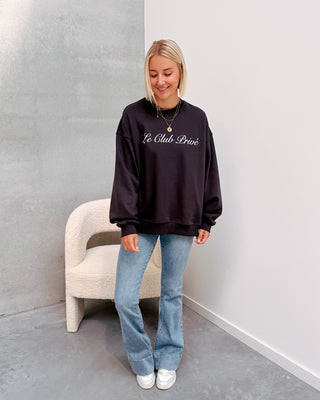 LE CLUB PRIVÉ SWEATER - DARK BROWN - By Lenz