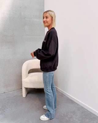 LE CLUB PRIVÉ SWEATER - DARK BROWN - By Lenz