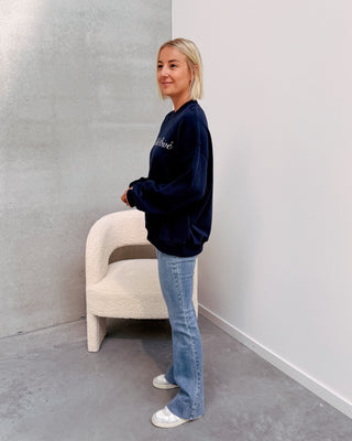 FREYA FLARED JEANS - BLUE - By Lenz