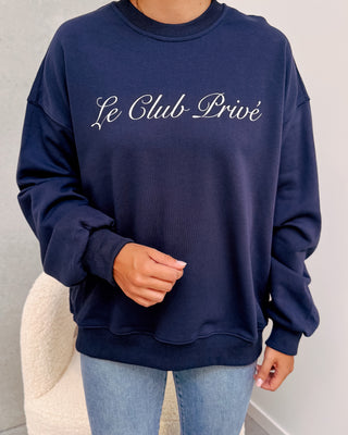 LE CLUB PRIVÉ SWEATER - BLUE - By Lenz