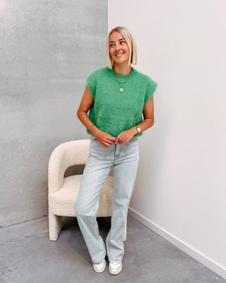 FLUFFY SPENCER - GREEN - By Lenz