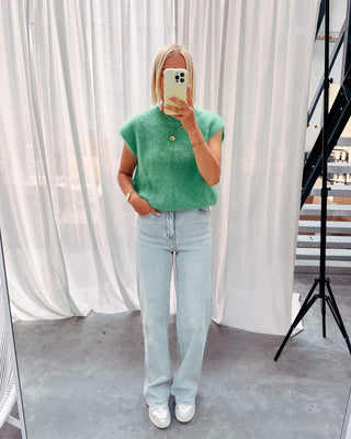 FLUFFY SPENCER - GREEN - By Lenz