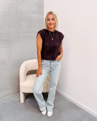 FLUFFY SPENCER - BROWN - By Lenz