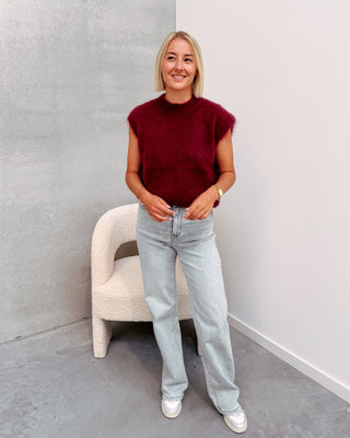 FLUFFY SPENCER - BURGUNDY - By Lenz