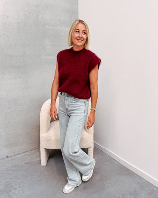 FLUFFY SPENCER - BURGUNDY - By Lenz