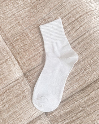 GLITTER SOCKS - SILVER - By Lenz