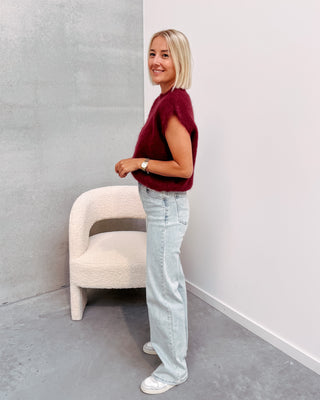 FLUFFY SPENCER - BURGUNDY - By Lenz