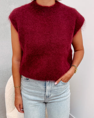 FLUFFY SPENCER - BURGUNDY - By Lenz