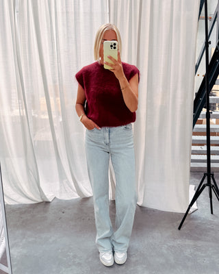 FLUFFY SPENCER - BURGUNDY - By Lenz