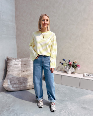 STELLA BALLOON FIT JEANS - BLUE - By Lenz