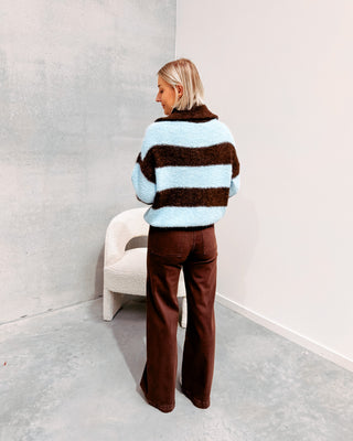 LENI TOFFEE JEANS - BROWN