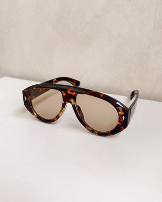 BIG AVIATOR SUNNY - LEOPARD - By Lenz