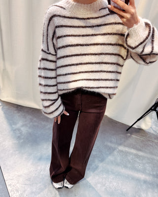 LENI TOFFEE JEANS - BROWN