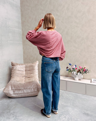 HUNTER BALLOON FIT JEANS - DARK BLUE