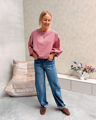 HUNTER BALLOON FIT JEANS - DARK BLUE