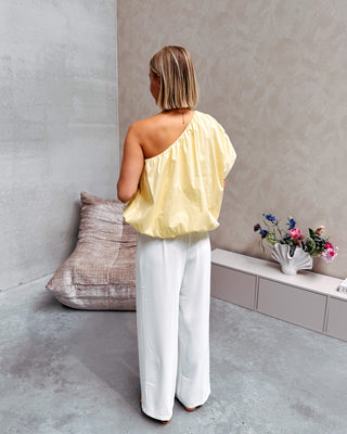 VOLUME CRUSH BLOUSE - YELLOW - By Lenz