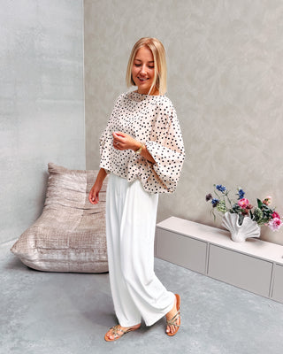 JULIETTE BLOUSE - PRETTY POLKA - By Lenz