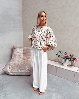 JULIETTE BLOUSE - PRETTY POLKA - By Lenz