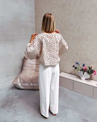 JULIETTE BLOUSE - PRETTY POLKA - By Lenz