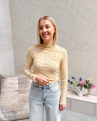 SOLAR BLOOM SHEER TOP - By Lenz