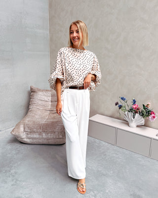 JULIETTE BLOUSE - PRETTY POLKA - By Lenz