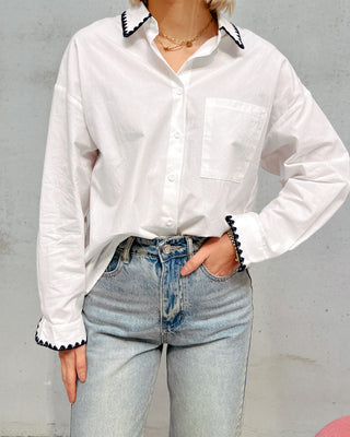 PRE-ORDER! DETAILED SHIRT - WHITE - By Lenz