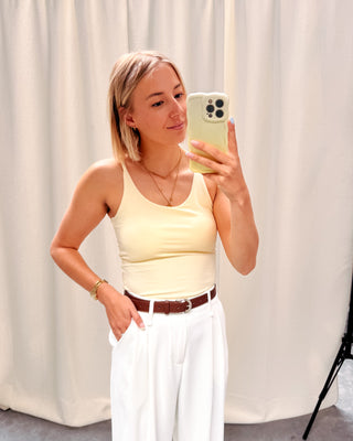 MALI TOP - BUTTER YELLOW - By Lenz