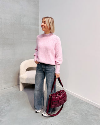 LYNN CUDDLY KNIT - ROSE