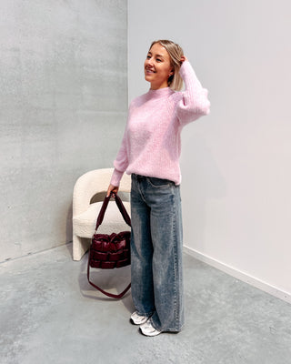 LYNN CUDDLY KNIT - ROSE