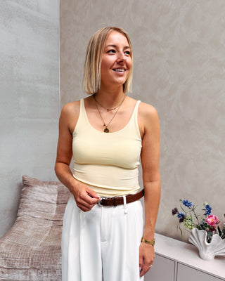 MALI TOP - BUTTER YELLOW - By Lenz