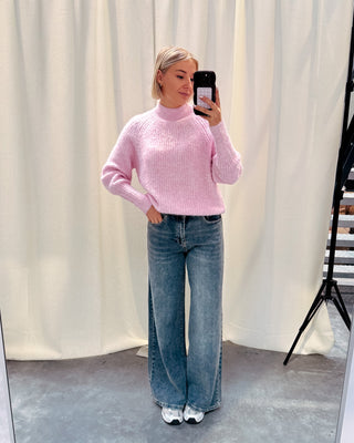 LYNN CUDDLY KNIT - ROSE