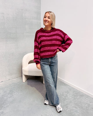 RASBERRY RUSH KNIT