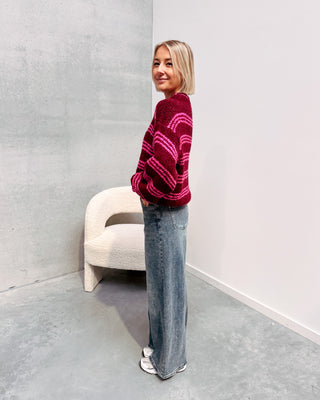 RASBERRY RUSH KNIT