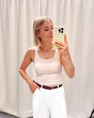 MALI TOP - BEIGE - By Lenz