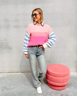 PRE-ORDER! CASSIE SPRING KNIT - MULTICOLOR - By Lenz