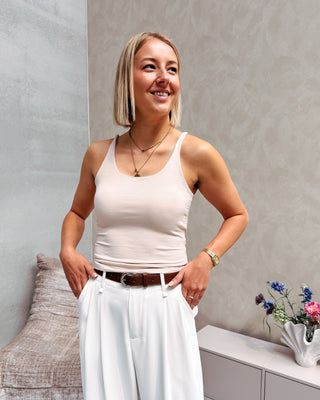 MALI TOP - BEIGE - By Lenz