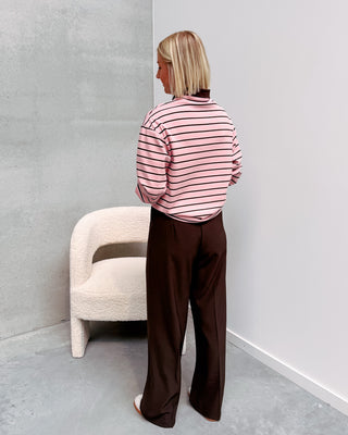 PRE-ORDER! TAILORED PANT - BROWN - By Lenz