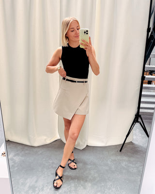 HARPER BELTED SKORT - By Lenz