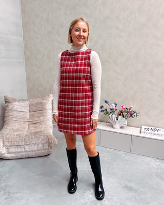 PHOEBE PLAID DRESS