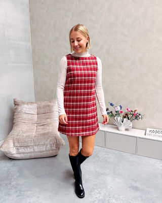 PHOEBE PLAID DRESS