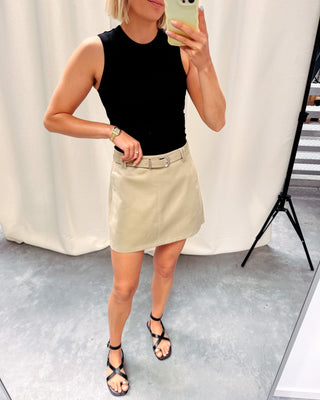 SAVANNAH SKIRT - TAUPE - By Lenz