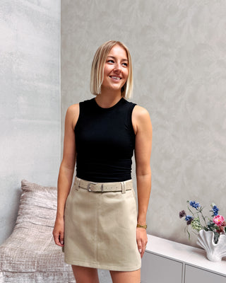 SAVANNAH SKIRT - TAUPE - By Lenz