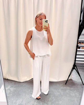 LISANNE LINEN PANTS - By Lenz
