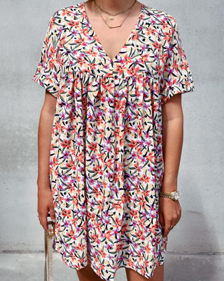 YENTL SUNNY FLOWER SKORT DRESS - By Lenz
