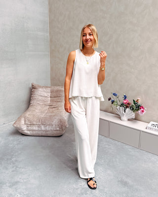 LISANNE LINEN PANTS - By Lenz