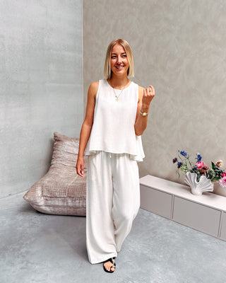LISANNE LINEN PANTS - By Lenz